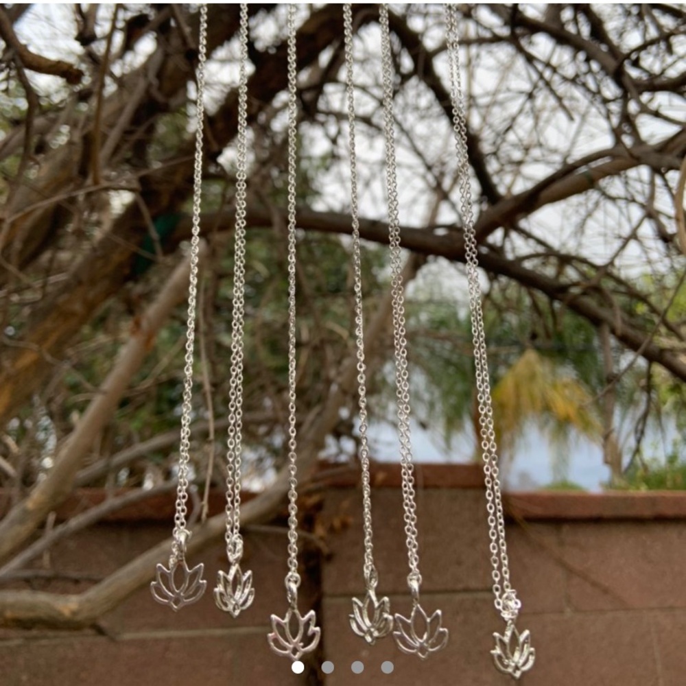 Lotus flower necklace